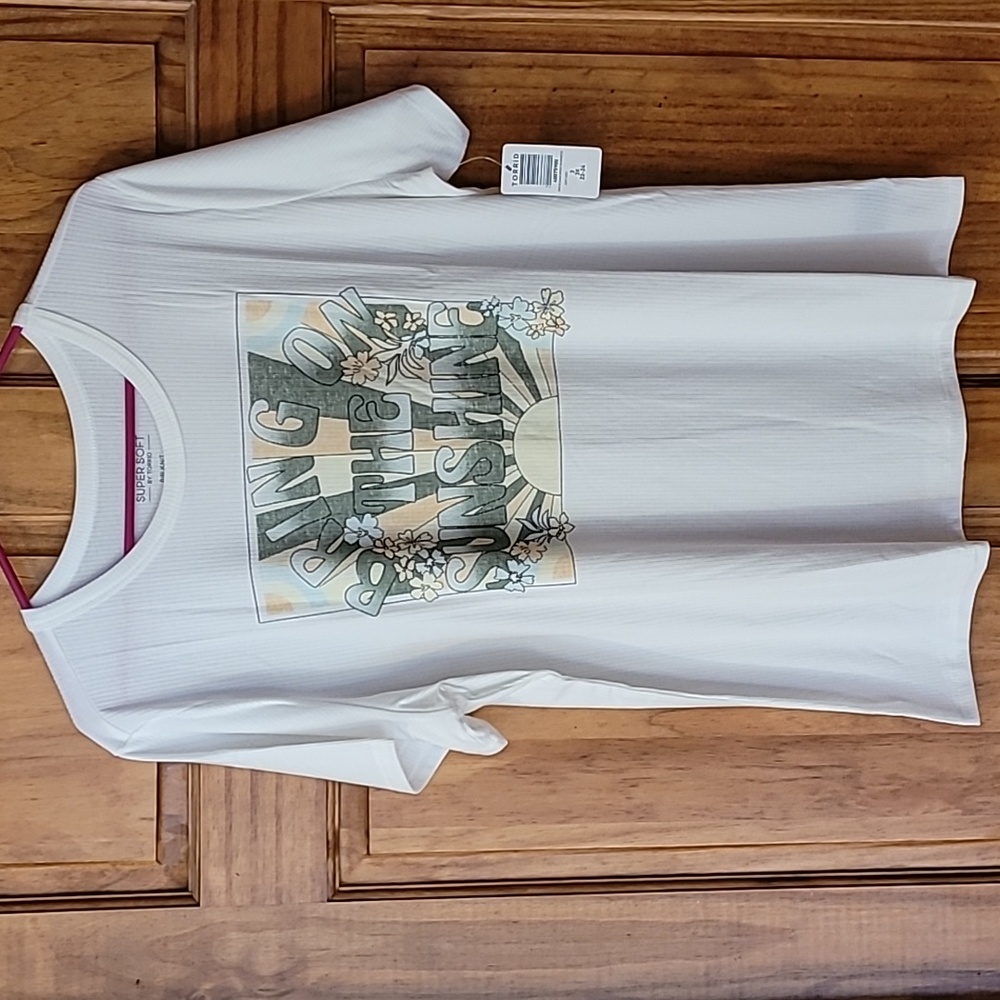 Rib knit summer tee